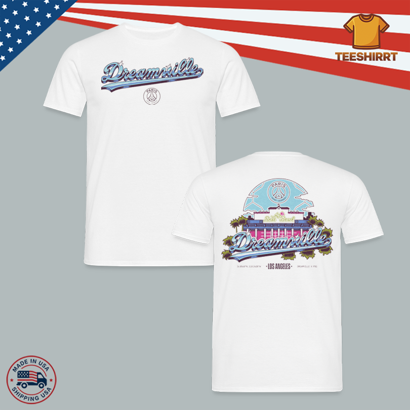 PSG Merch Los Angeles White Tee