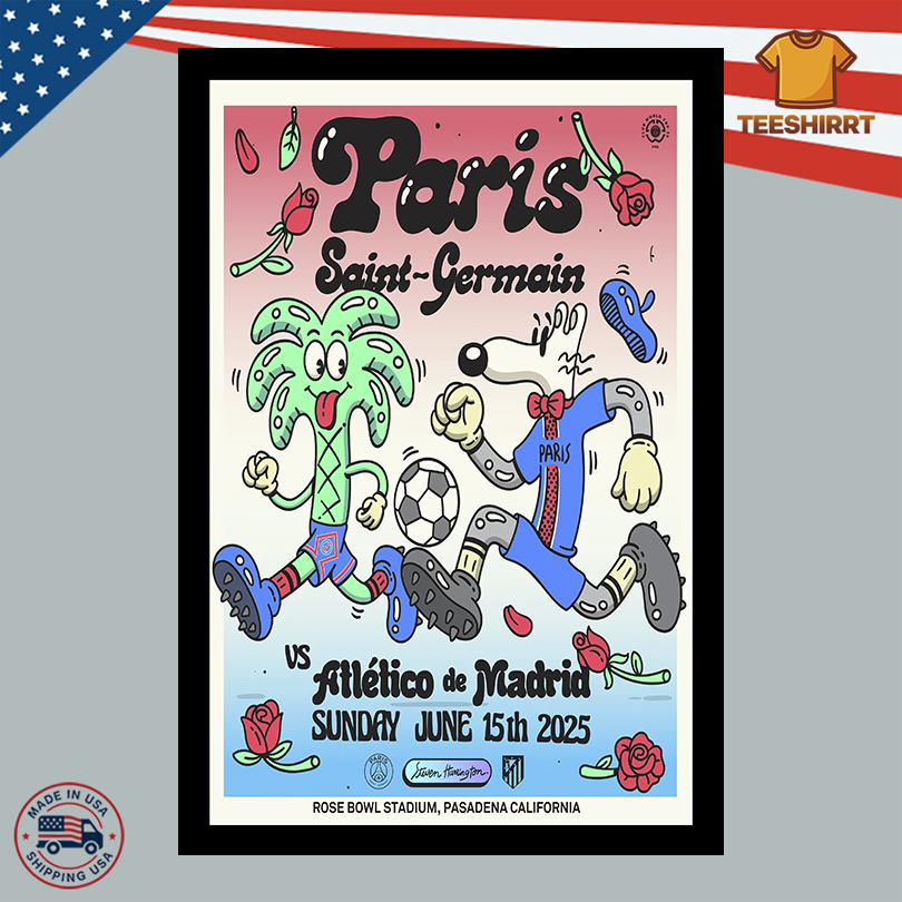 PSG Vs Atletico June 15 2025 Pasadena CA Poster  