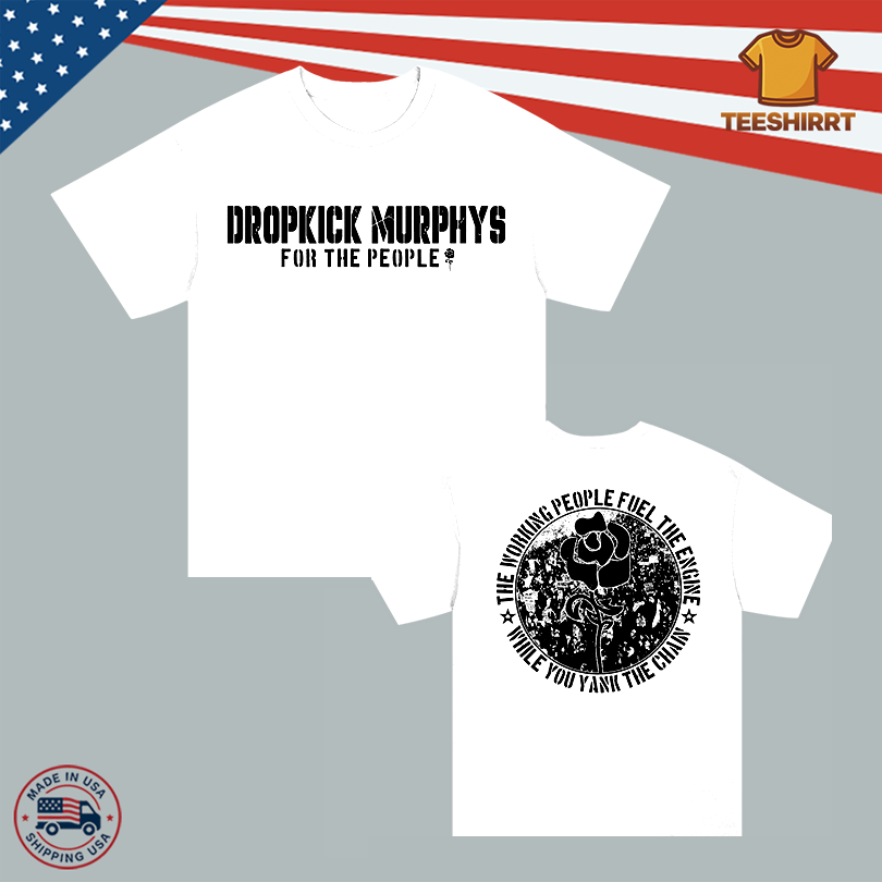 Punk Rock Shirt-Dropkick Murphys Yank The Chain