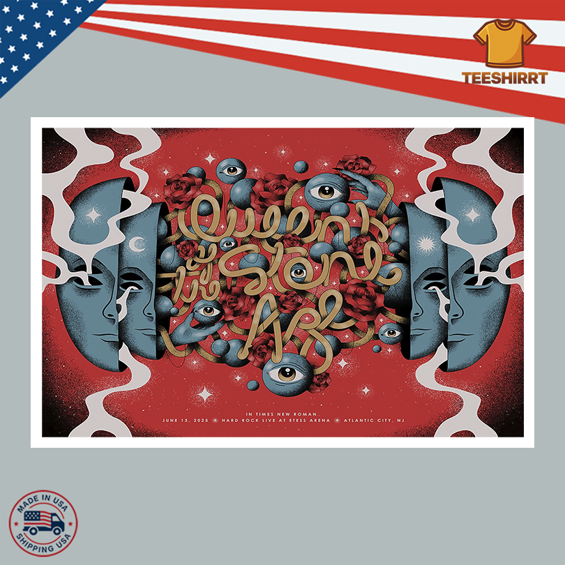 Queens Of The Stone Age June 13 2025 Hard Rock Live At Etess Arena Atlantic City NJ Poster