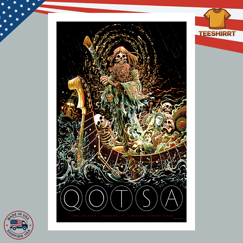 Queens Of The Stone Age Merch Madison WI July 20 2025 Poster