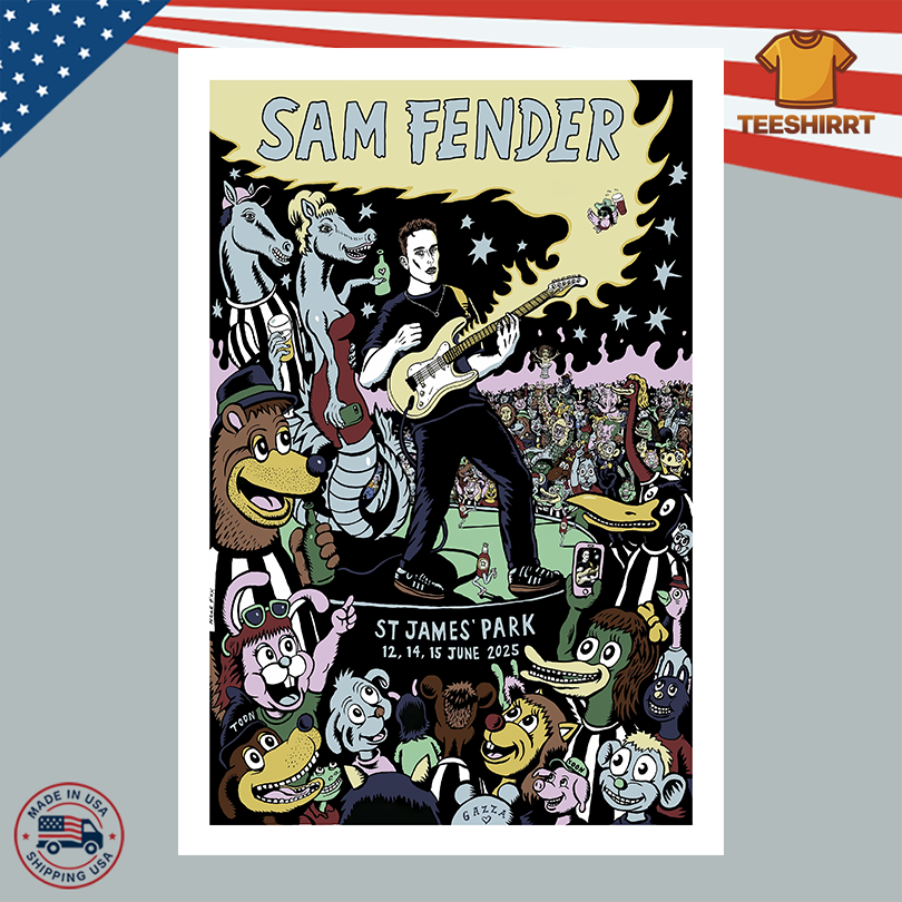 Sam Fender St James Park June 12-15 2025 Poster
