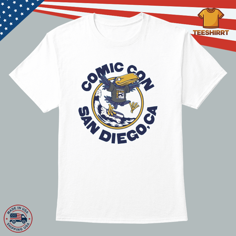 San Diego Comic-Con 2025 Toucan Surfing Shirt
