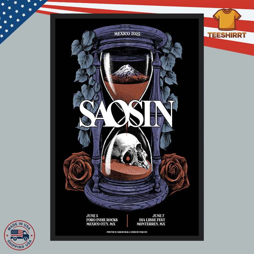 Saosin Estadio Mobil Super In Monterrey Mexico Jun 7 2025 Poster
