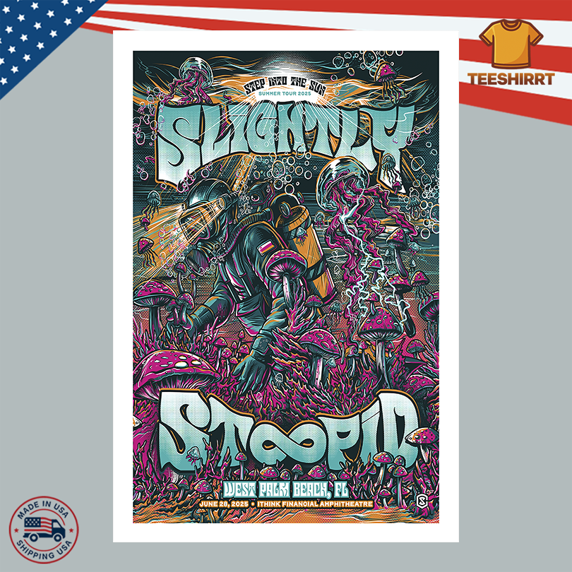 Slightly Stoopid Merch West Palm Beach FL June 28 2025 Poster