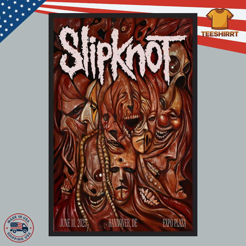 Slipknot Jun 10 2025 EXPO Plaza Hannover Germany Poster