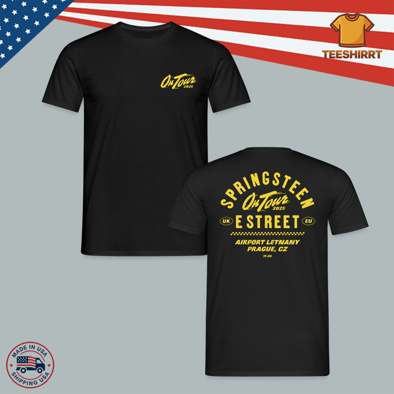 Springsteen & The E Street Band 2025 Prague Czech Republic Event Shirt
