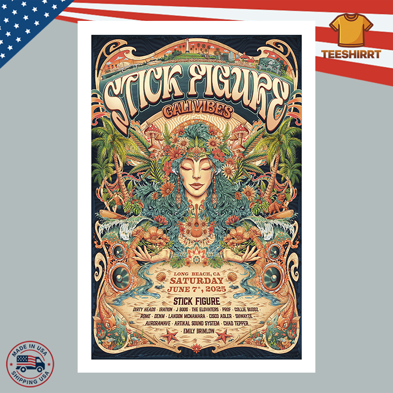 Stick Figure Jun 7 2025 Marina Green Long Beach CA Poster