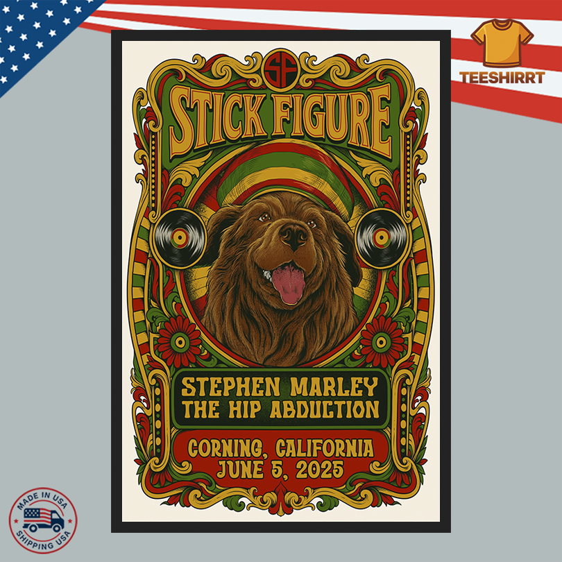 Stick Figure On June 5, 2025 In Corning, CA Tour Poster