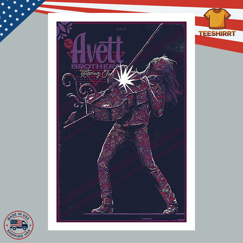 The Avett Brothers Fraze Pavilion June 28 2025 Poster  