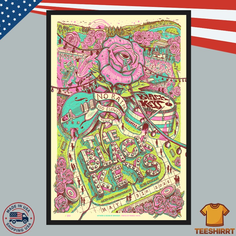 The Black Keys May 31, 2025 Bend, OR Tour Poster