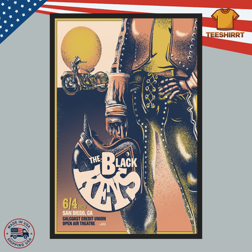 The Black Keys On June 4, 2025 In San Diego, CA Tour Poster