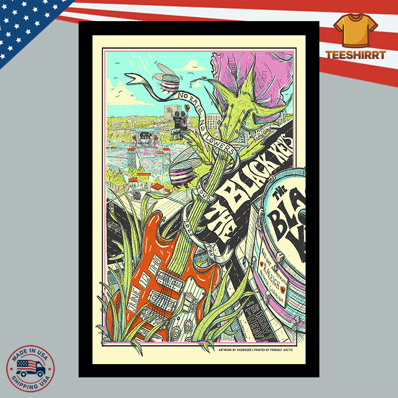 The Black Keys Red Hat Amphitheater June 12 2025 Poster