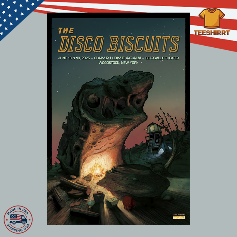 The Disco Biscuits Tour Poster June 18-19 2025 In Woodstock NY