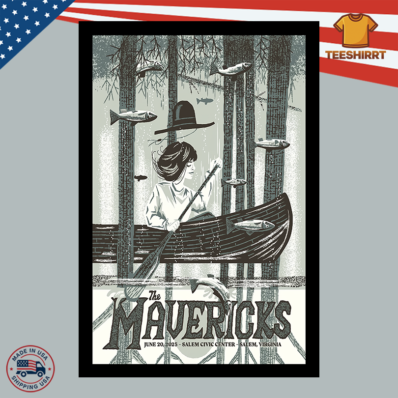 The Mavericks Salem Civic Center June 20 2025 Poster
