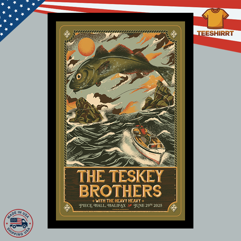 The Teskey Brothers At Piece Hall In Halifax UK On Jun 29 2025 Poster