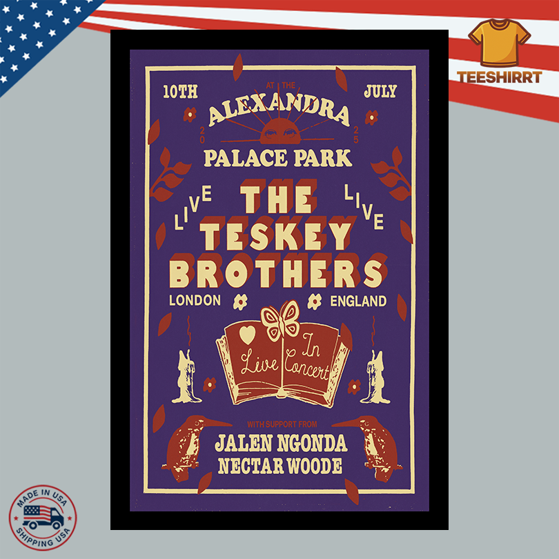 The Teskey Brothers In London UK On Jul 10 2025 Tour Poster