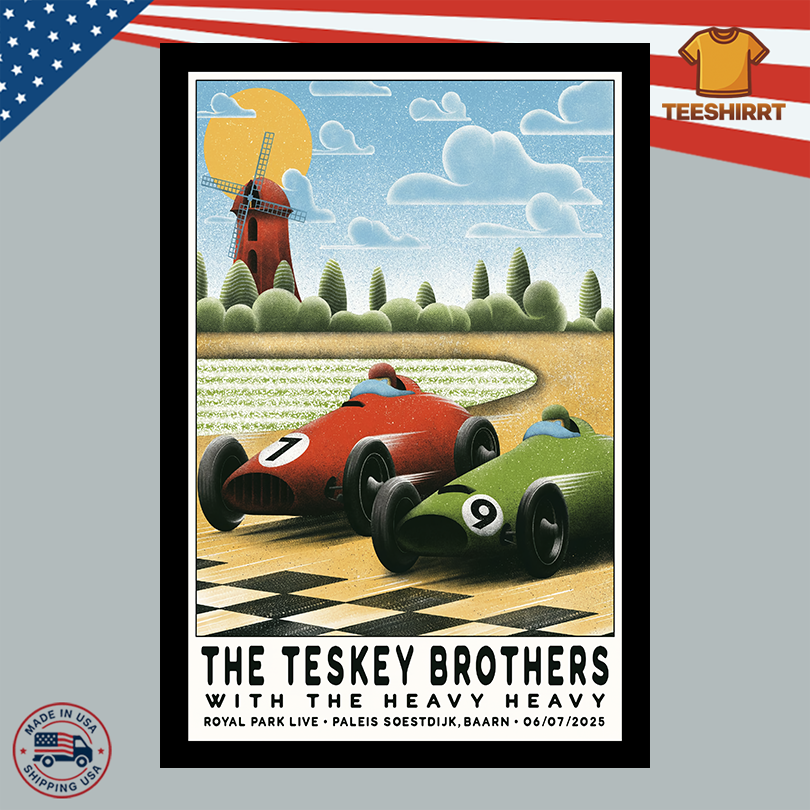 The Teskey Brothers In Paleis Soestdijk Baarn On Jul 6 2025 Tour Poster
