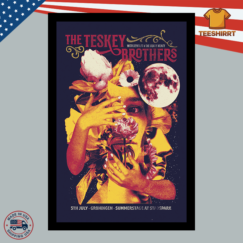 The Teskey Brothers July 6 2025 Royal Park Live Paleis Soestdijk Baarn Poster