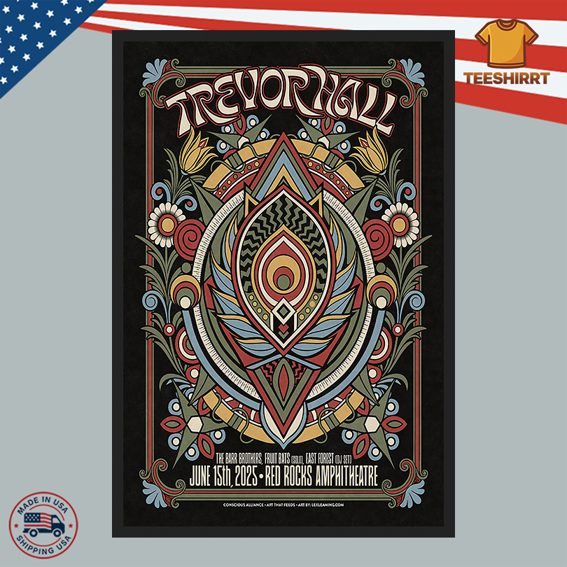 Trevor Hall Red Rocks Amphitheatre In Morrison CO Jun 15, 2025 Poster