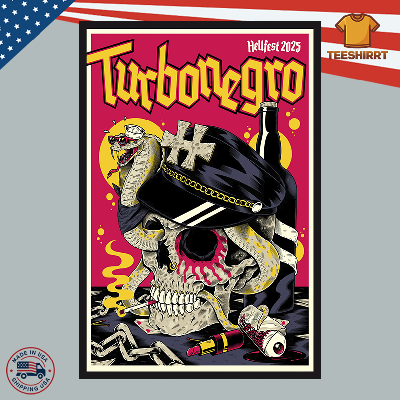 Turbonegro Hellfest Outdoor Show 2025 Poster