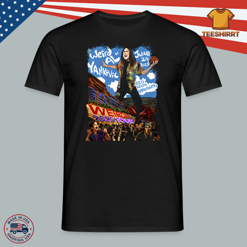 Weird Al Yankovic Tour Shirt Red Rocks Amphitheatre