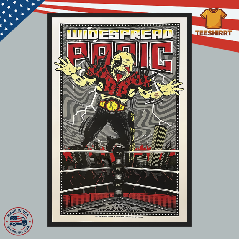 Widespread Panic At Chicago Theatre On June 4-6, 2025 Show Poster