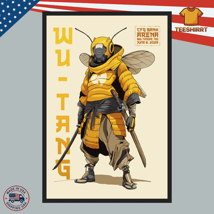 Wu Tang Clan CFG Bank Arena In Baltimore MD Jun 6 2025 Poster