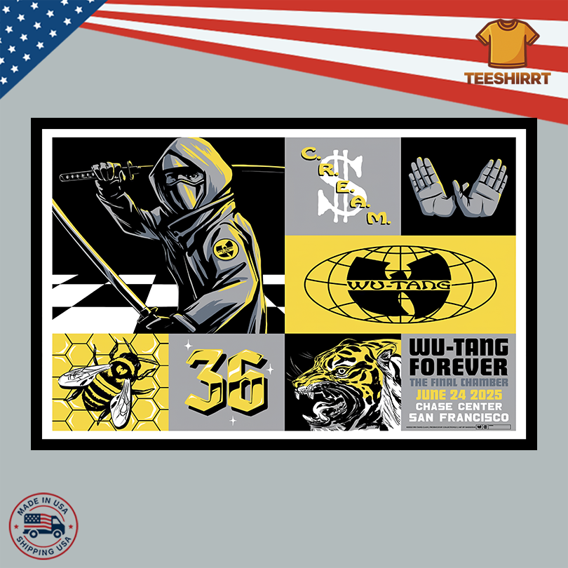 Wu Tang Clan Chase Center June 24 2025 Poster