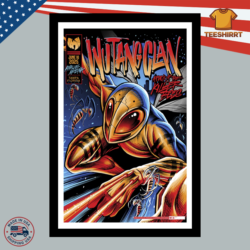 Wu-Tang Clan Jun 10 2025 Amalie Arena Tampa FL Poster