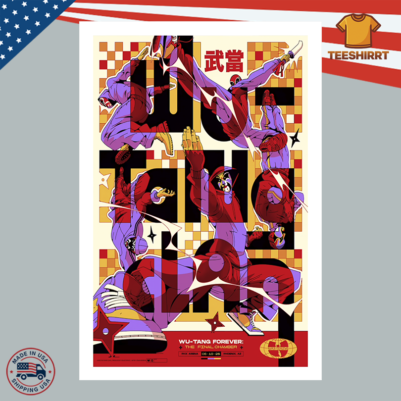 Wu-Tang Clan June 18 2025 Phoenix AZ Event Poster  