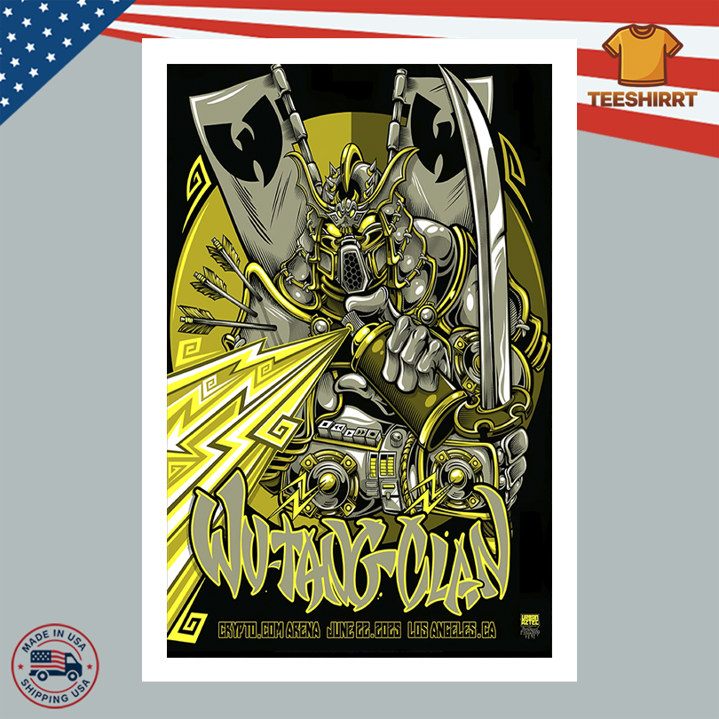 Wu-Tang Clan June 22 2025 Los Angeles CA Event Poster