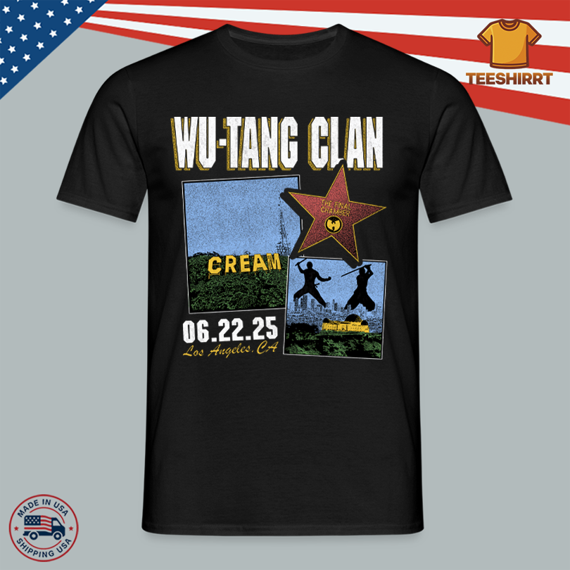 Wu Tang Clan Merch 2025 Los Angeles CA Shirt 