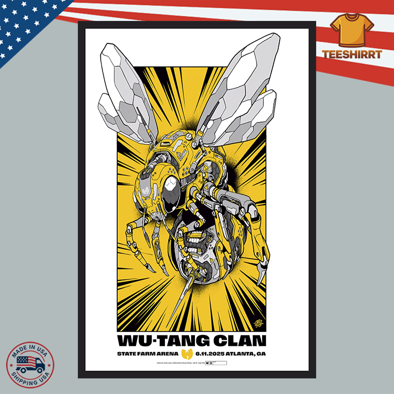 Wu-Tang Clan On Jun 11 2025 State Farm Arena Show Poster