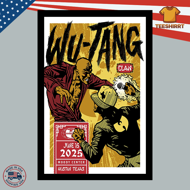 Wu-Tang Clan On June 15 2025 Moody Center Show Poster