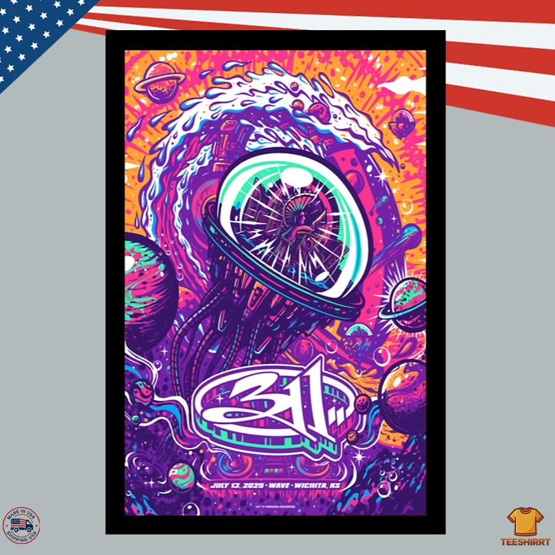 311 Band At Wave In Wichita KS On Jul 13 2025 Poster