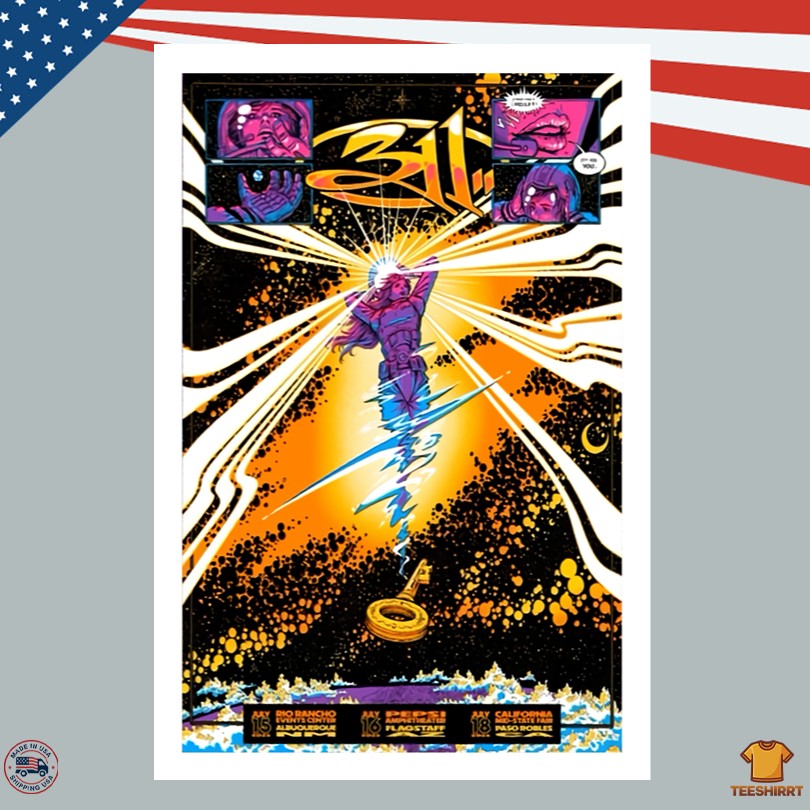 311 Band In Rio Rancho NM On Jul 15 2025 Tour Poster