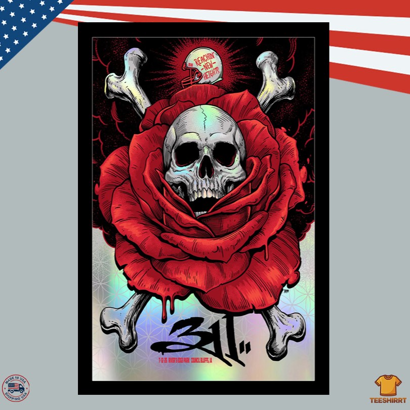 311 Band On July 12 2025 River's Edge Pavillion Show Poster 