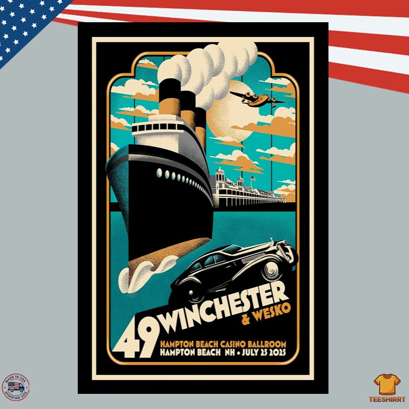 49 Winchester 07.25.2025 Live At Hampton Beach Casino Ballroom Poster