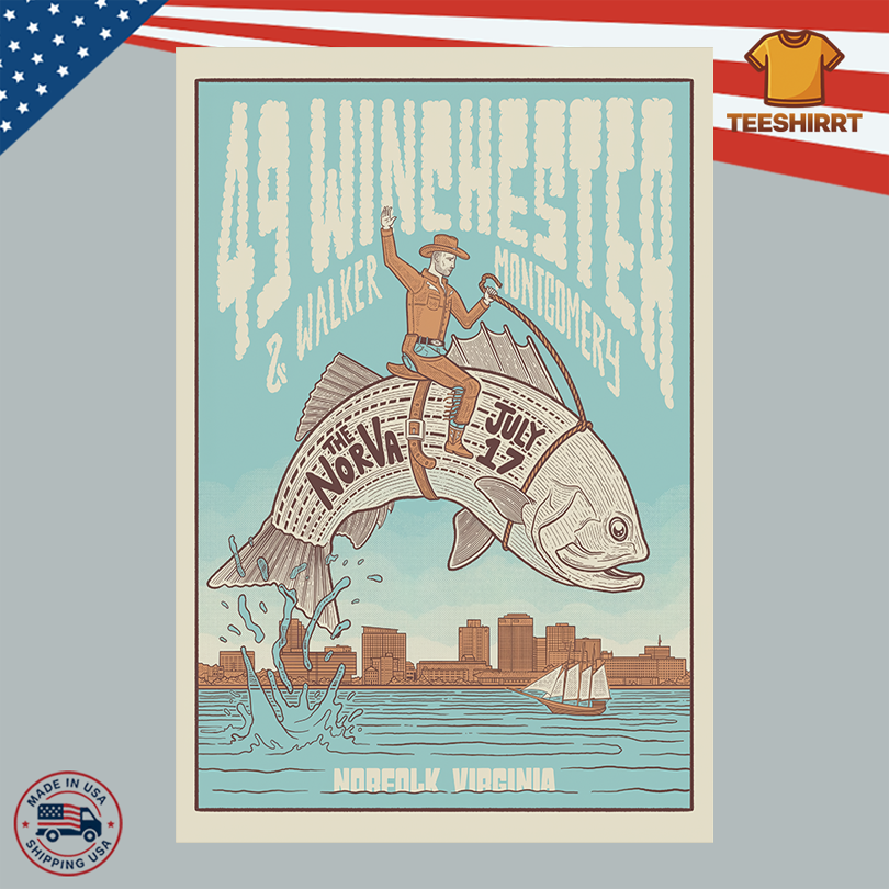 49 Winchester July 17 2025 Norfolk VA Event Poster