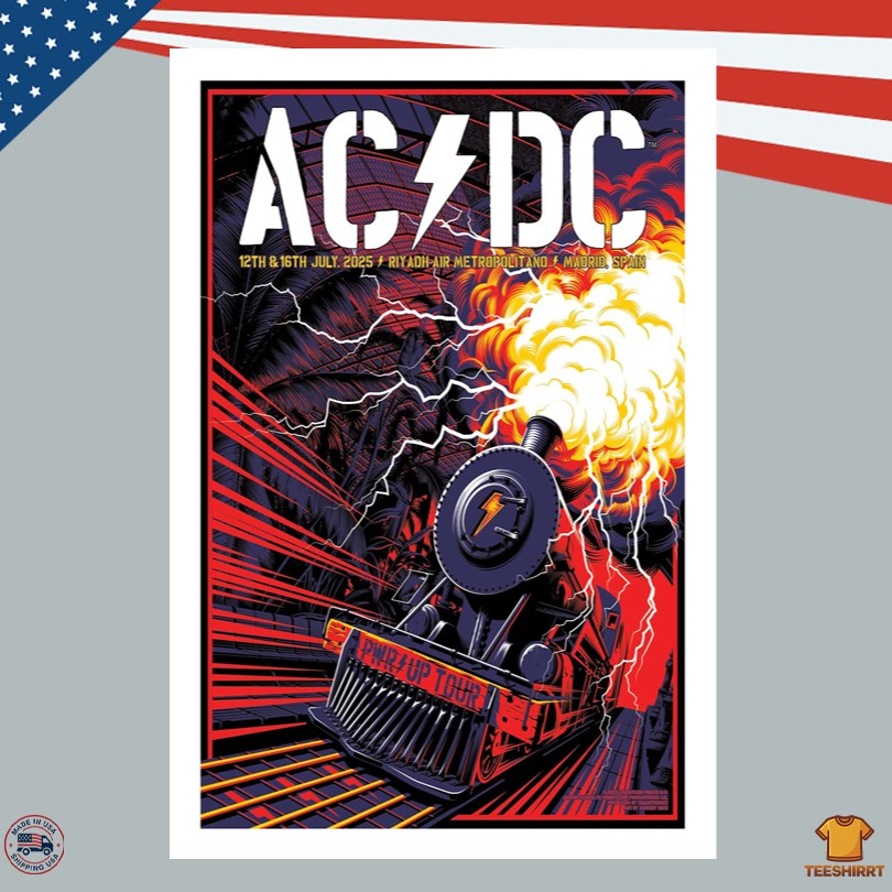 ACDC 07.12.2025 Live At Riyadh Air Metropolitano Poster