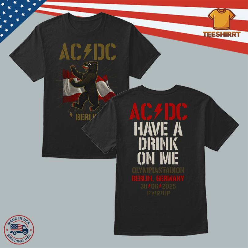 ACDC Apparel Berlin PWR UP Tour 2025 T-Shirt