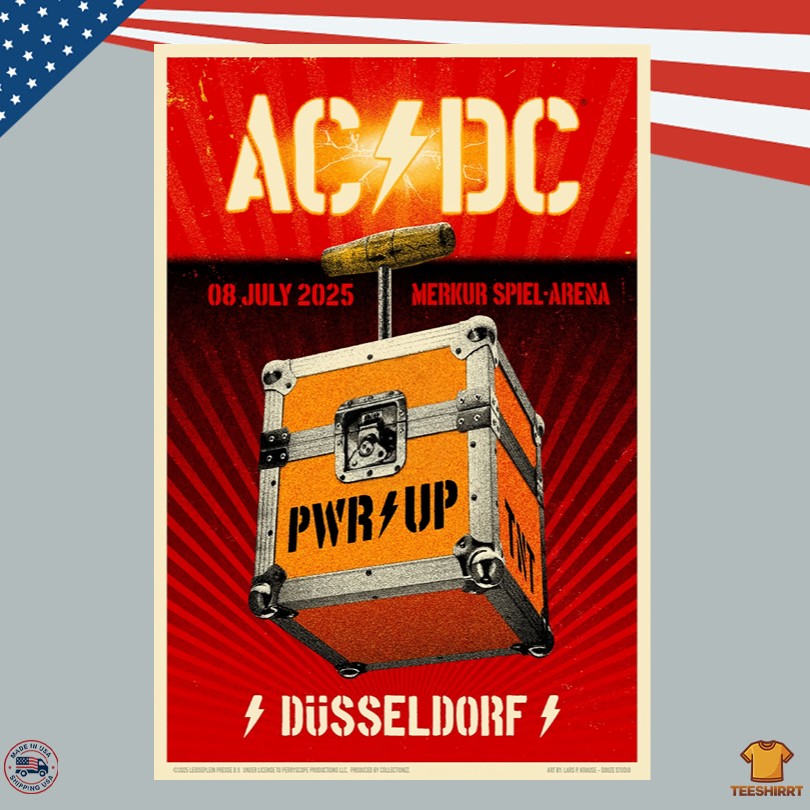 ACDC At Merkur Spiel-Arena In Dusseldorf Germany On Jul 8 2025 Poster