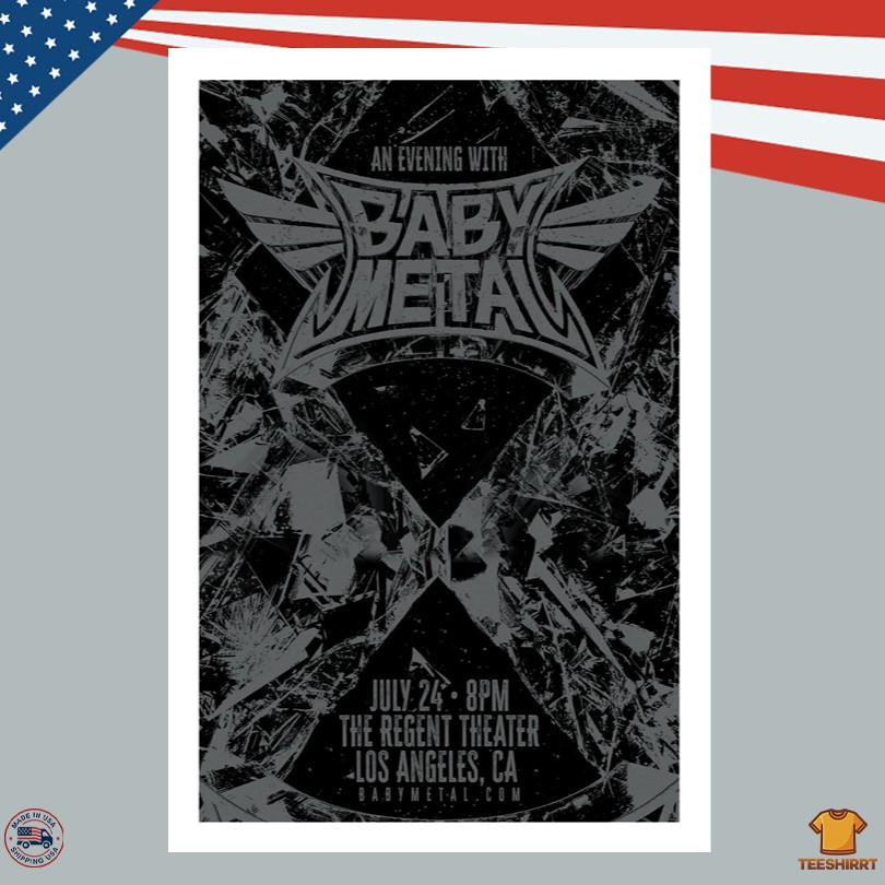 Baby Metal The Regent Theater Los Angeles CA 07.24.2025 Poster