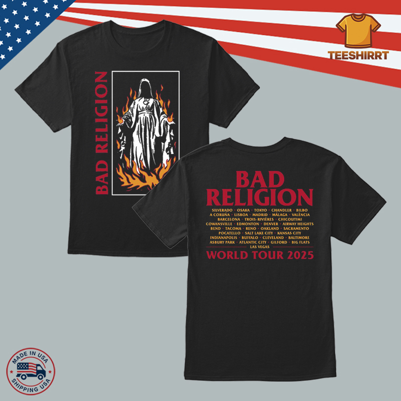 Bad Religion Merch Burn Tee