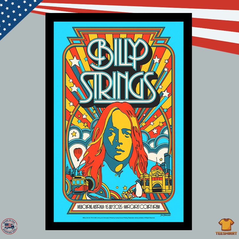 Billy Strings Margaret Court Arena July 15 2025 Poster
