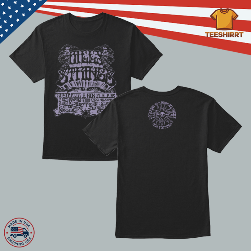 Billy Strings Tour Shirt Au 2025