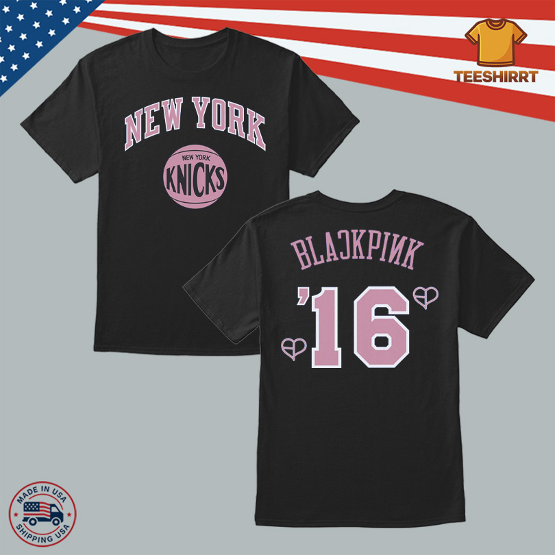 Black Pink Collection MLB And NBA Knicks Jerseys Tee