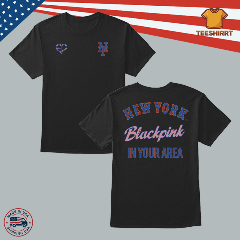 Black Pink Collection MLB And NBA New York Mets Tee