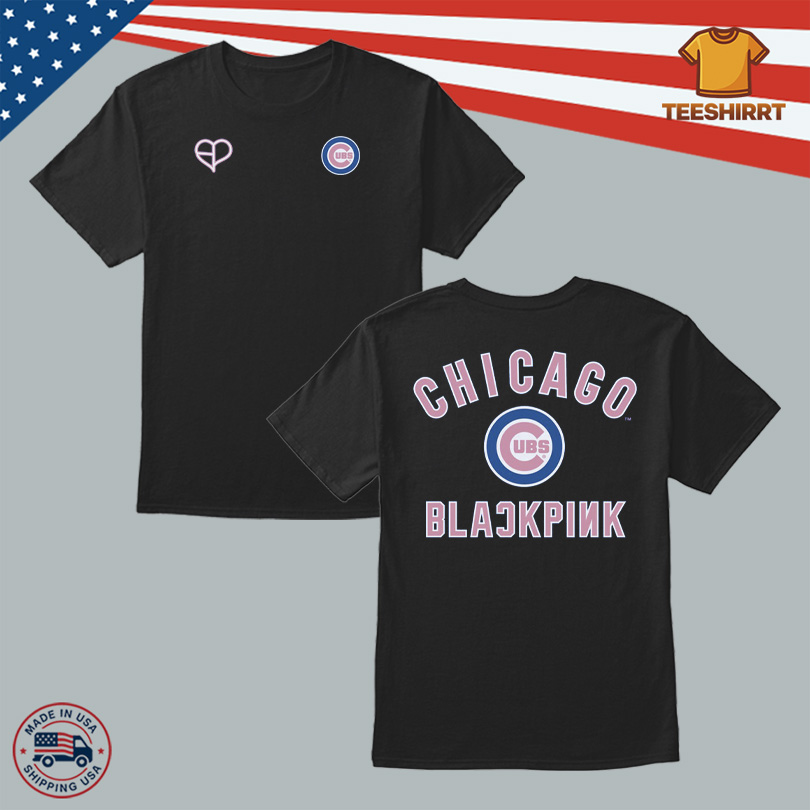 Black Pink In Your Area League Chicago Cubs Tee